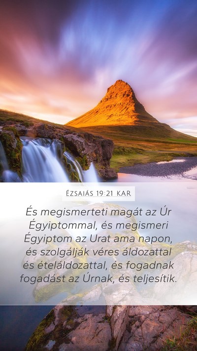 Ézsaiás 19:21 KAR Bible Verse Image