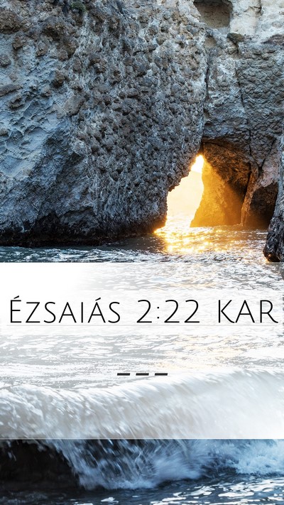 Ézsaiás 2:22 KAR Bible Verse Image
