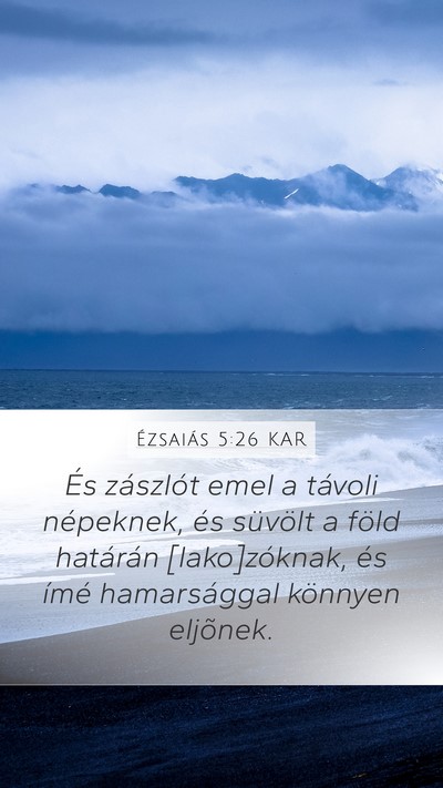 Ézsaiás 5:26 KAR Bible Verse Image