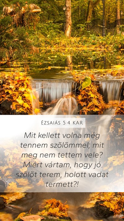 Ézsaiás 5:4 KAR Bible Verse Image