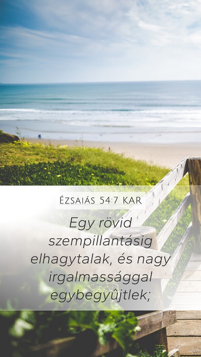Ézsaiás 54:7 KAR Bible Verse Image