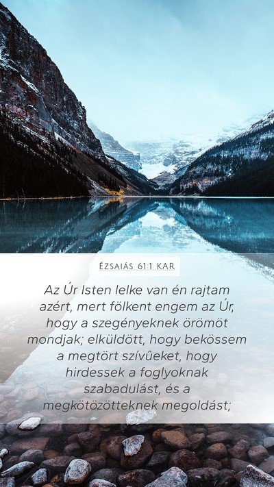 Ézsaiás 61:1 KAR Bible Verse Image