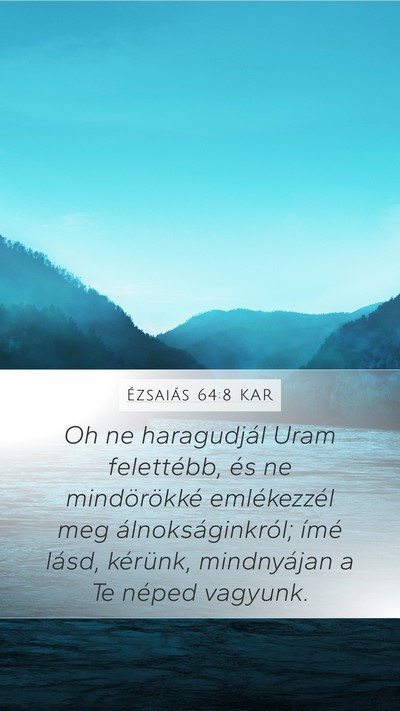 Ézsaiás 64:8 KAR Bible Verse Image