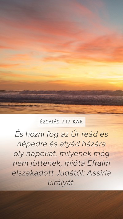 Ézsaiás 7:17 KAR Bible Verse Image