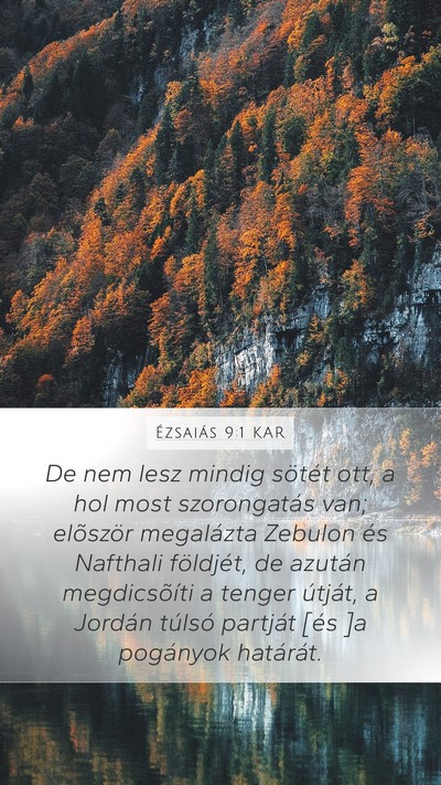 Ézsaiás 9:1 KAR Bible Verse Image