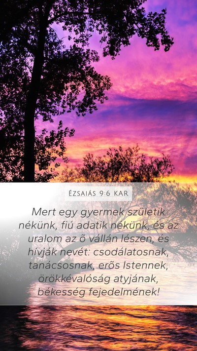 Ézsaiás 9:6 KAR Bible Verse Image